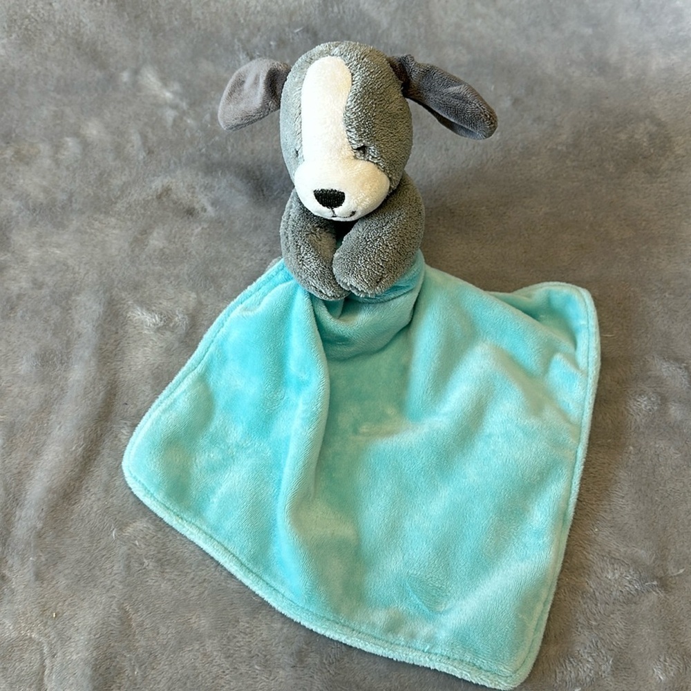 🐥 Carter's - puppy  lovey security blanket with rattle